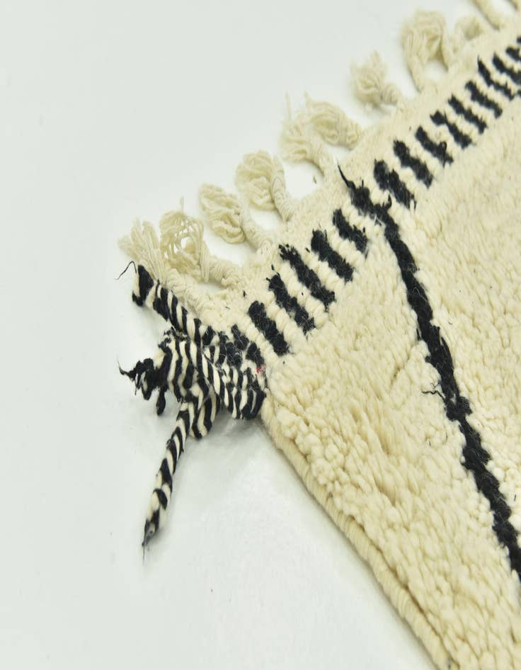 Detail image of  5' 10 x 10' 5  Hand Knotted Moroccan Wool Rug