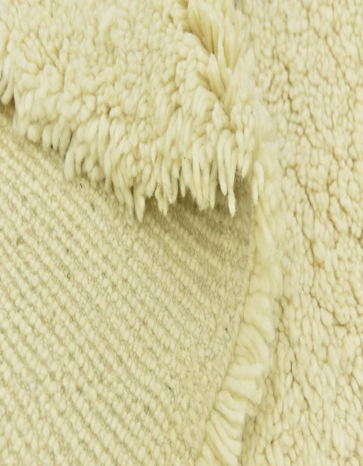 Detail image of  5' 6 x 8' 8  Hand Knotted Moroccan Wool Rug