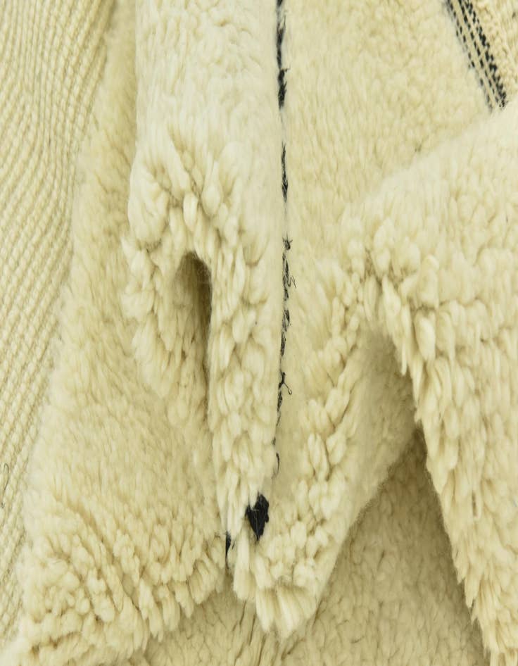 Detail image of  6' 5 x 9' 3  Hand Knotted Moroccan Wool Rug