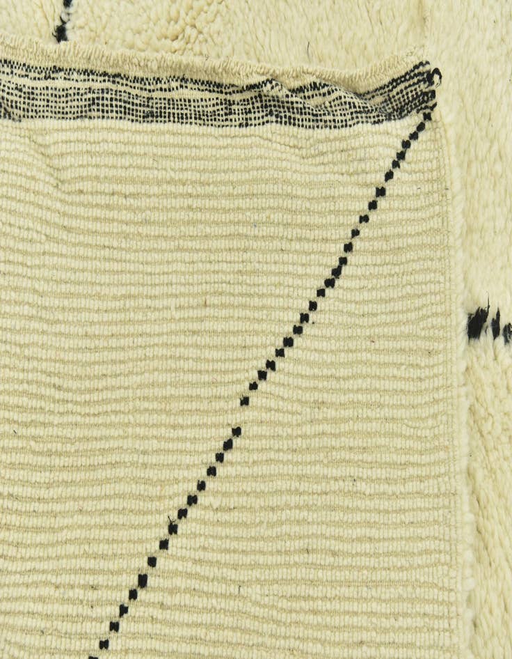 Detail image of  6' 5 x 9' 3  Hand Knotted Moroccan Wool Rug