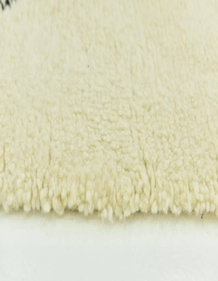 Detail image of  6' 5 x 9' 3  Hand Knotted Moroccan Wool Rug