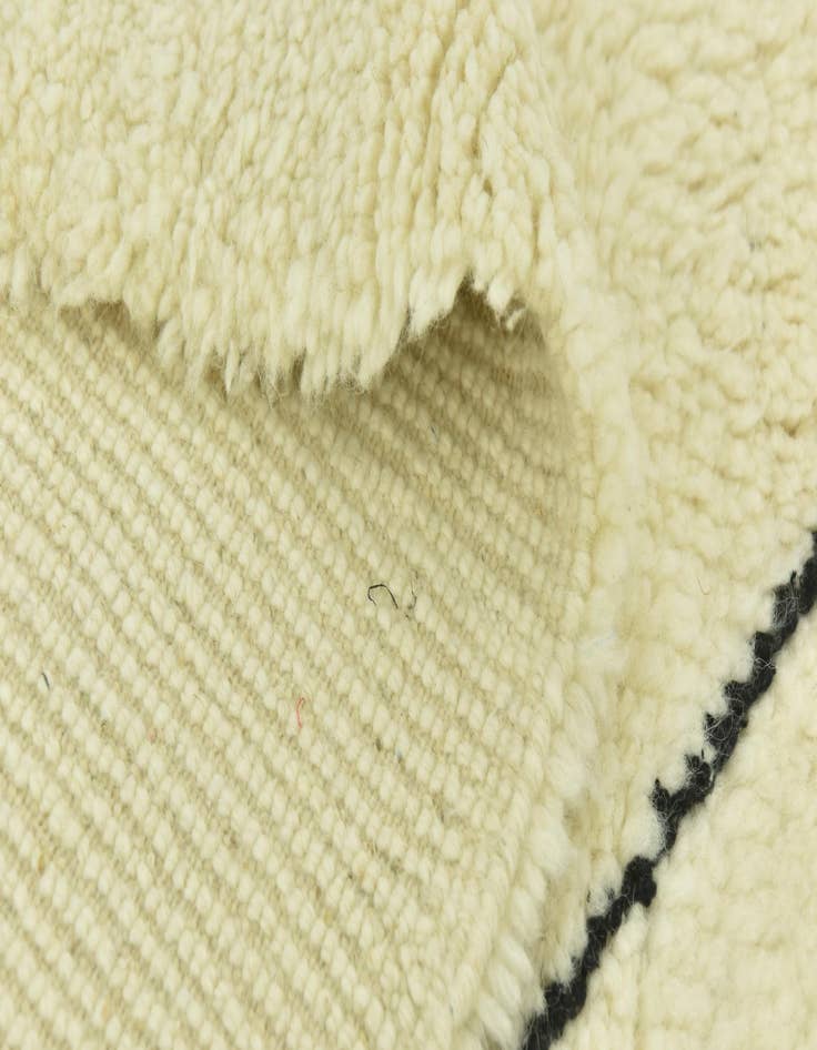 Detail image of  6' 5 x 9' 3  Hand Knotted Moroccan Wool Rug