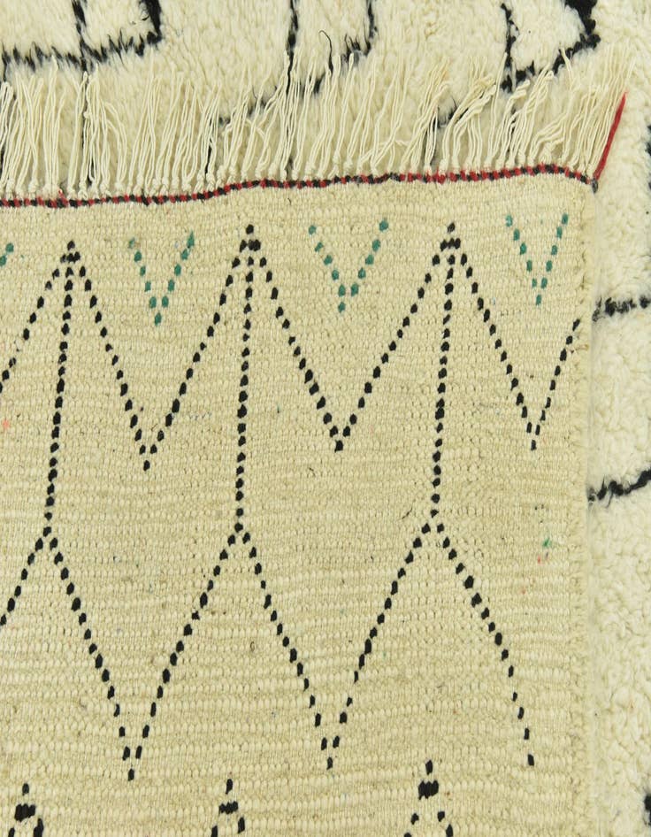 Detail image of  5' x 9' 2  Hand Knotted Moroccan Wool Rug