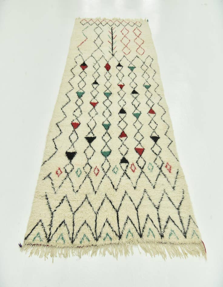 Detail image of  5' x 9' 2  Hand Knotted Moroccan Wool Rug