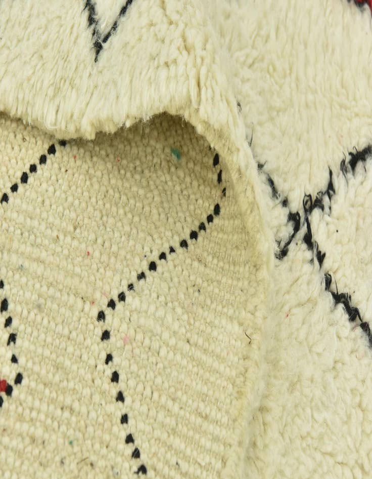 Detail image of  5' x 9' 2  Hand Knotted Moroccan Wool Rug