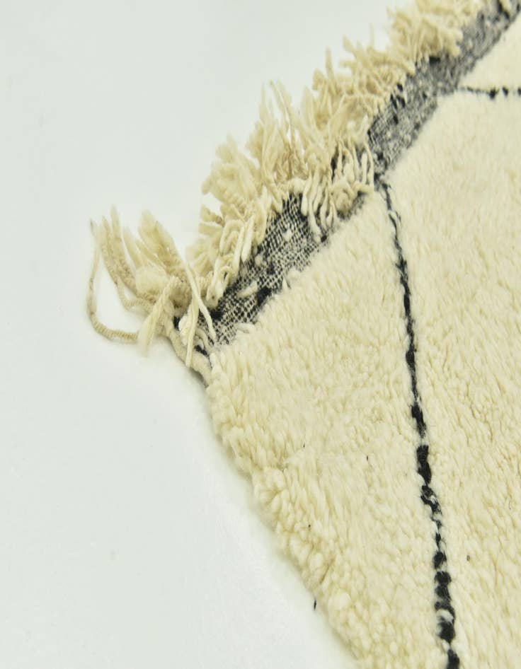 Detail image of  7' x 10'  Hand Knotted Moroccan Wool Rug