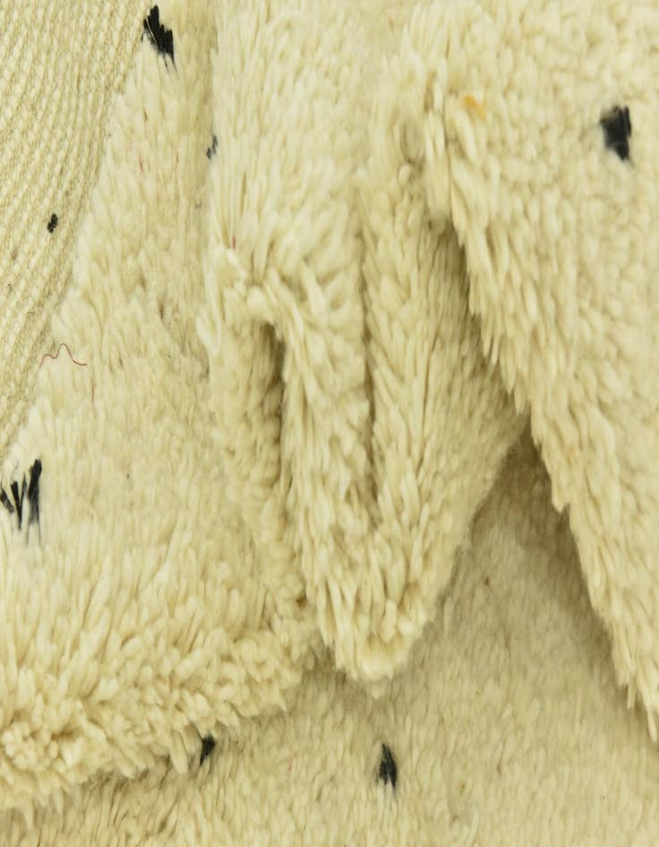 Detail image of  6' 6 x 9' 10  Hand Knotted Moroccan Wool Rug