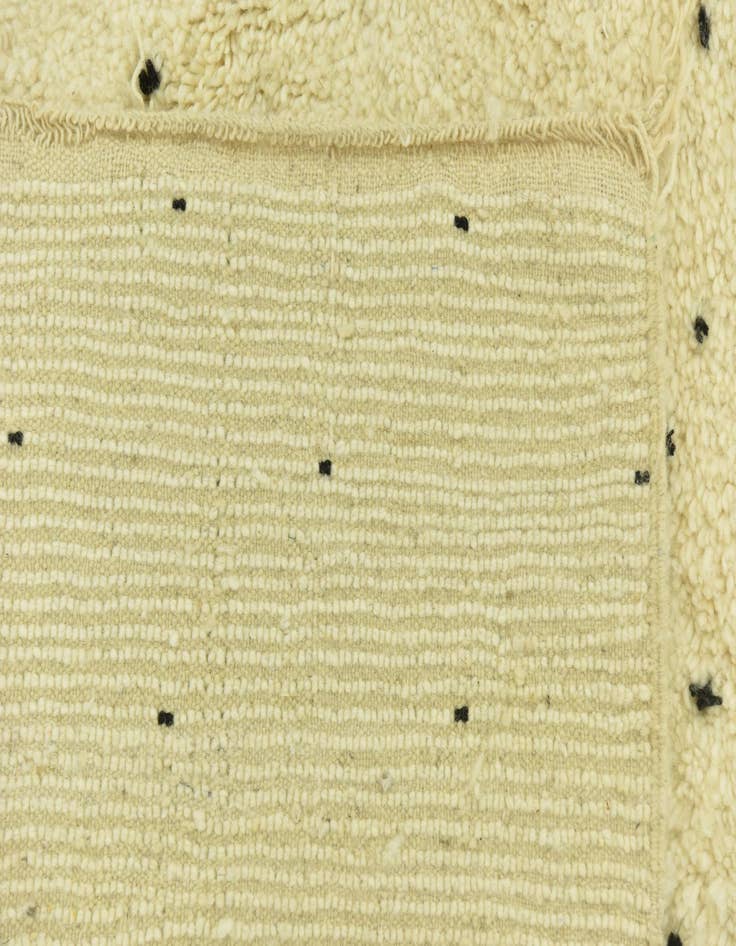 Detail image of  6' 6 x 9' 10  Hand Knotted Moroccan Wool Rug