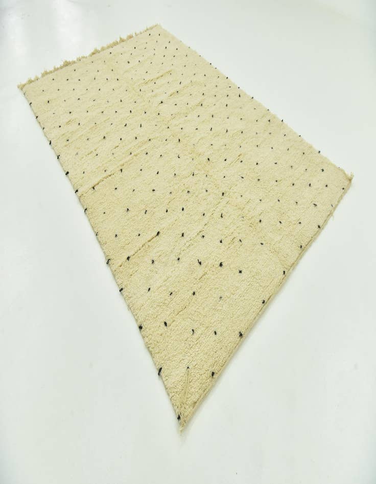 Detail image of  6' 6 x 9' 10  Hand Knotted Moroccan Wool Rug