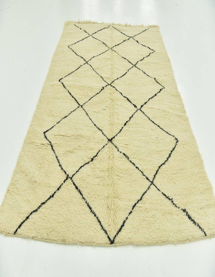 Detail image of  7' x 9' 5  Hand Knotted Moroccan Wool Rug