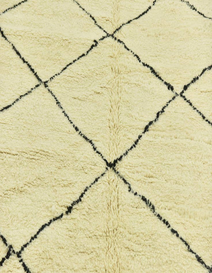 Detail image of  7' x 9' 5  Hand Knotted Moroccan Wool Rug