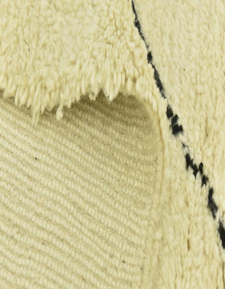 Detail image of  7' x 9' 5  Hand Knotted Moroccan Wool Rug