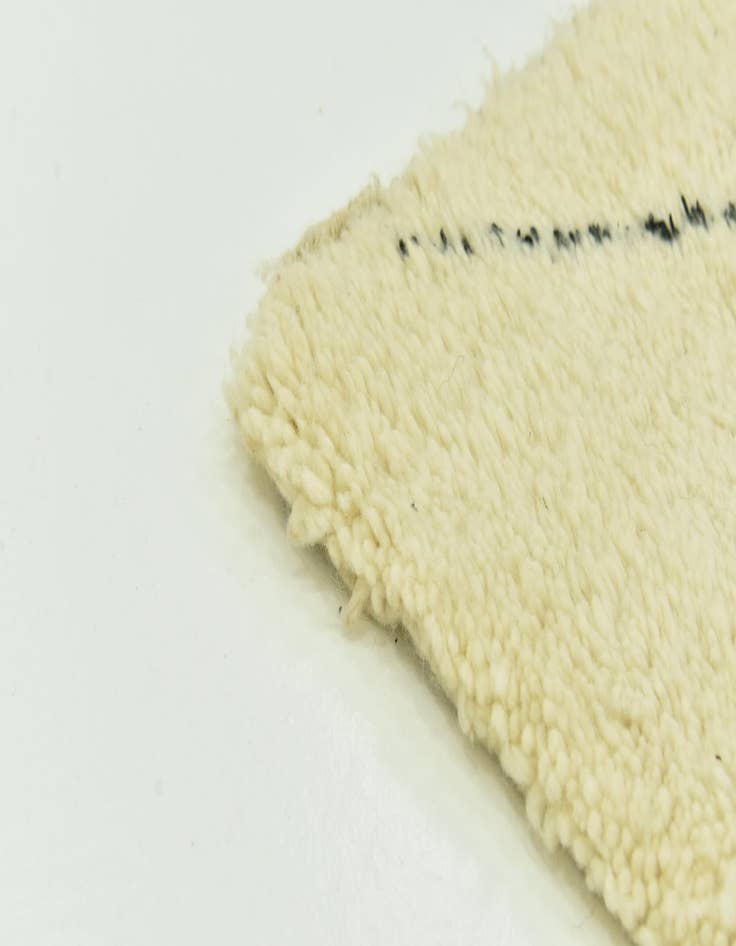 Detail image of  6' 9 x 10'  Hand Knotted Moroccan Wool Rug