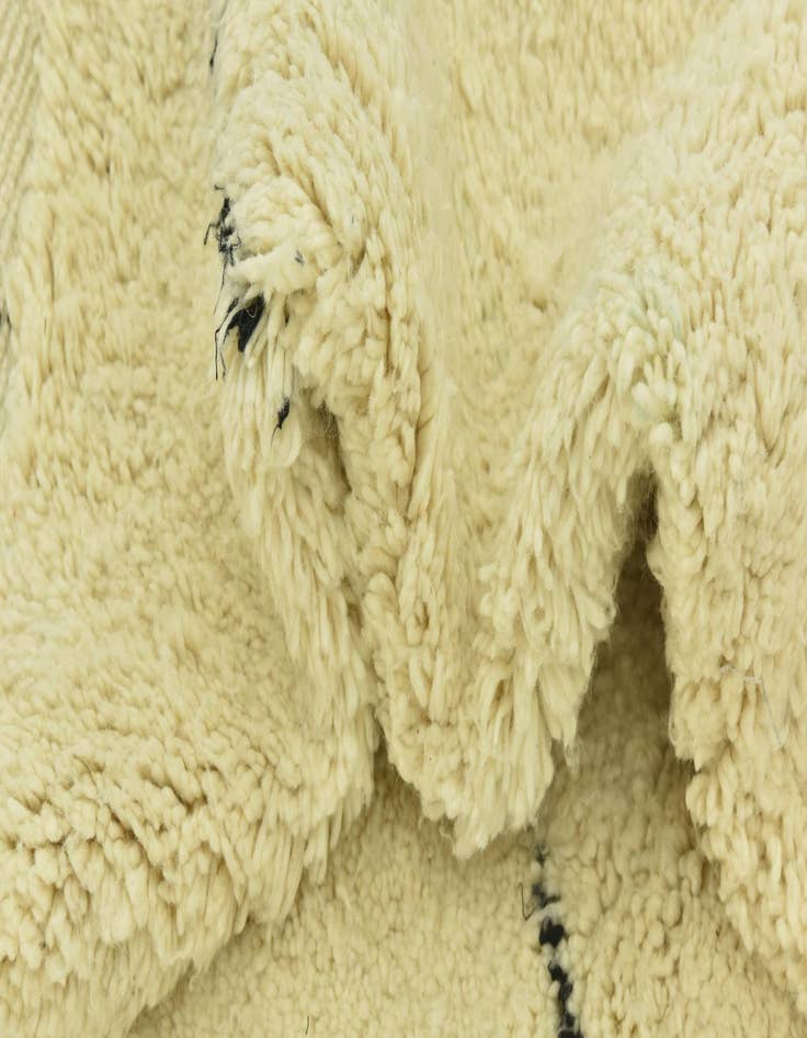 Detail image of  7' 3 x 10' 4  Hand Knotted Moroccan Wool Rug