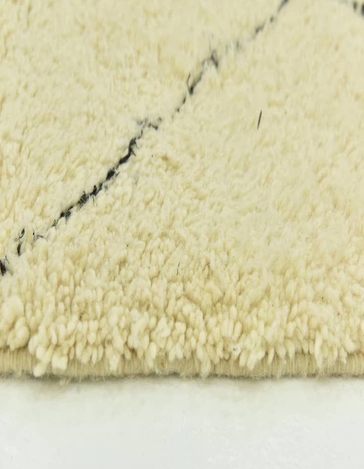 Detail image of  7' 3 x 10' 4  Hand Knotted Moroccan Wool Rug