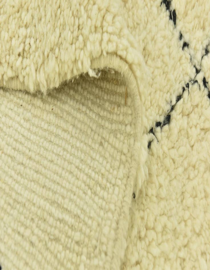 Detail image of  7' 3 x 10' 4  Hand Knotted Moroccan Wool Rug