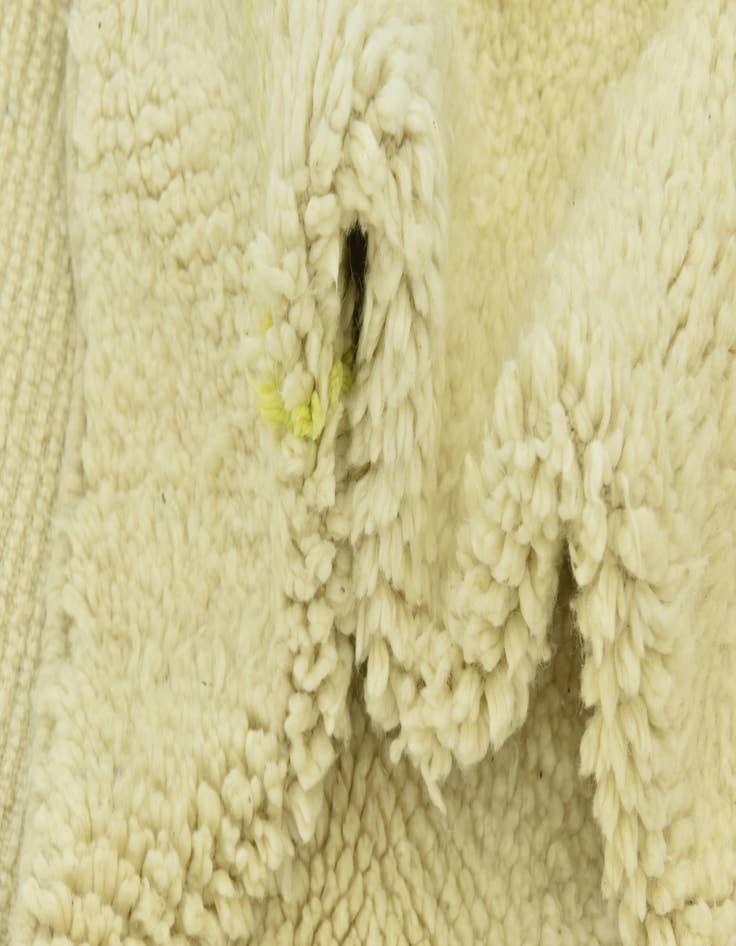 Detail image of  5' 8 x 8'  Hand Knotted Moroccan Wool Rug