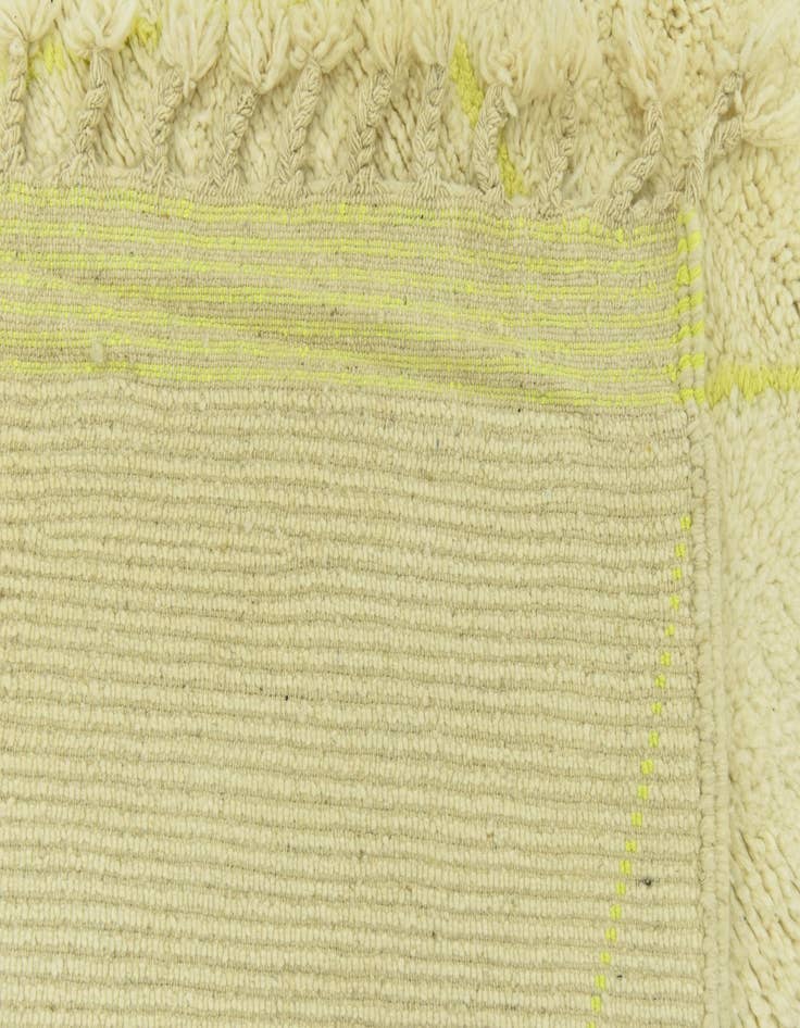 Detail image of  5' 8 x 8'  Hand Knotted Moroccan Wool Rug