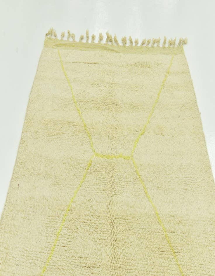 Detail image of  5' 8 x 8'  Hand Knotted Moroccan Wool Rug