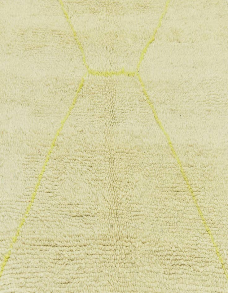 Detail image of  5' 8 x 8'  Hand Knotted Moroccan Wool Rug