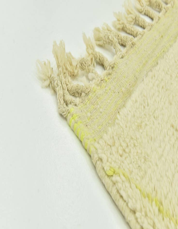 Detail image of  5' 8 x 8'  Hand Knotted Moroccan Wool Rug