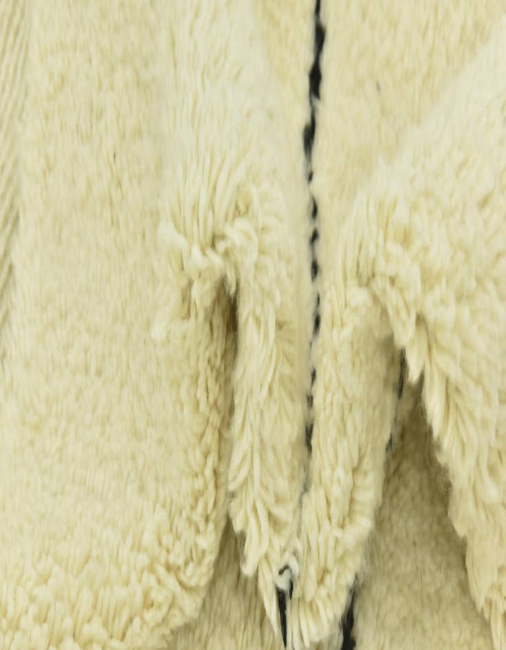 Detail image of  6' 8 x 10' 3  Hand Knotted Moroccan Wool Rug