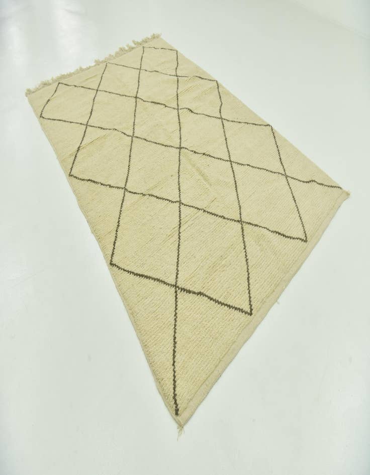 Detail image of  6' 5 x 9' 7  Hand Knotted Moroccan Wool Rug