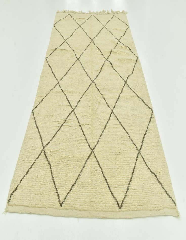 Detail image of  6' 5 x 9' 7  Hand Knotted Moroccan Wool Rug