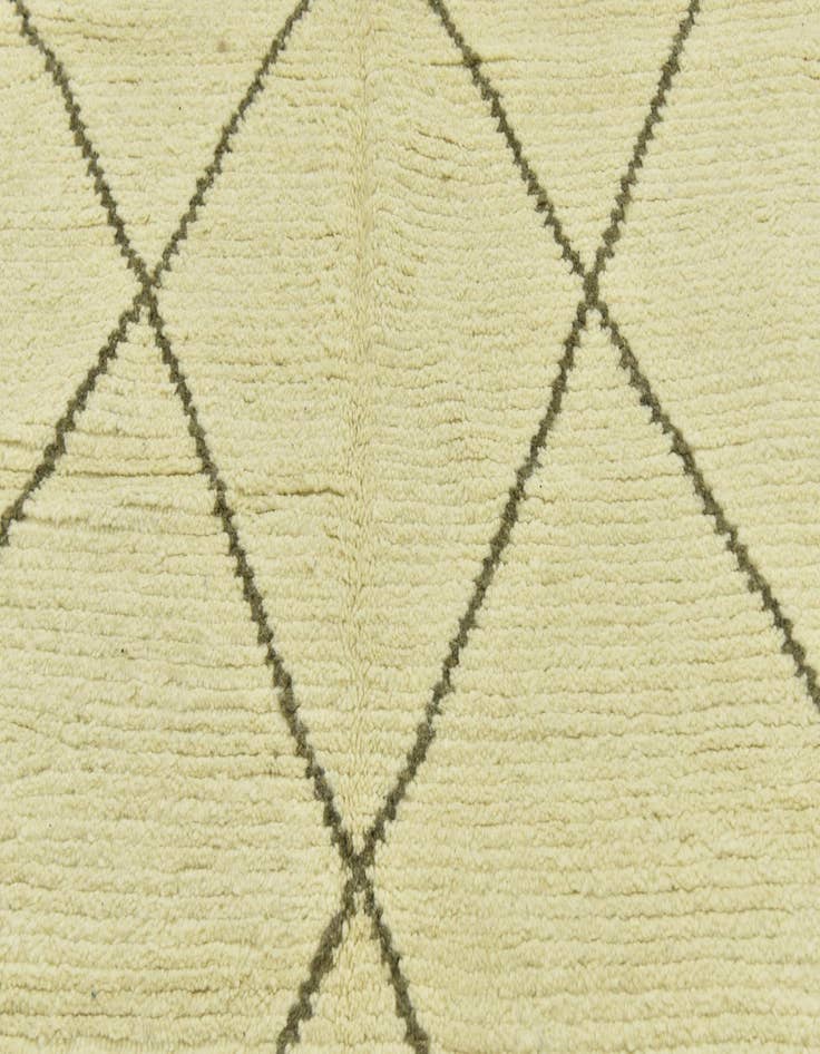 Detail image of  6' 5 x 9' 7  Hand Knotted Moroccan Wool Rug