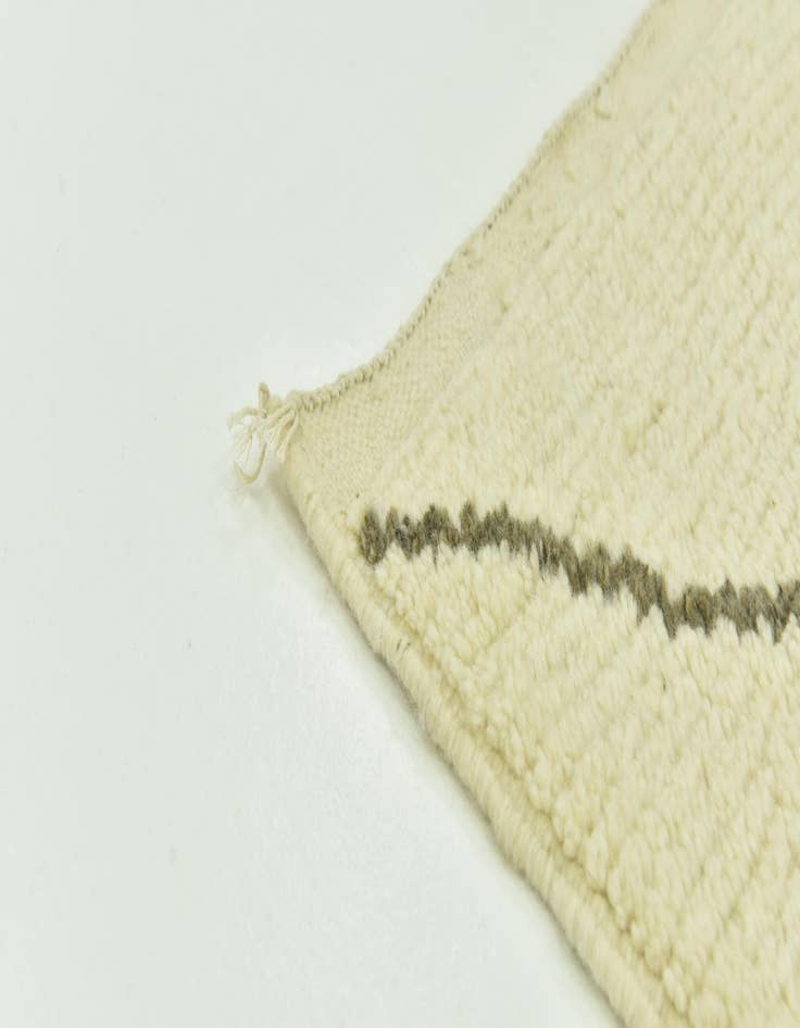 Detail image of  6' 5 x 9' 7  Hand Knotted Moroccan Wool Rug