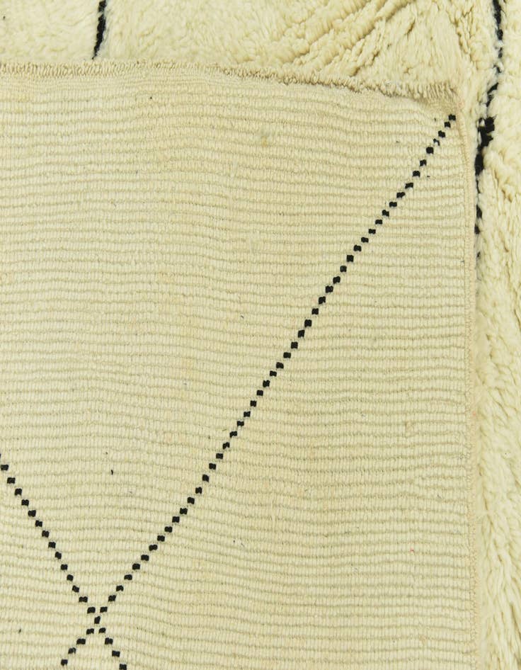 Detail image of  6' 8 x 9'  Hand Knotted Moroccan Wool Rug