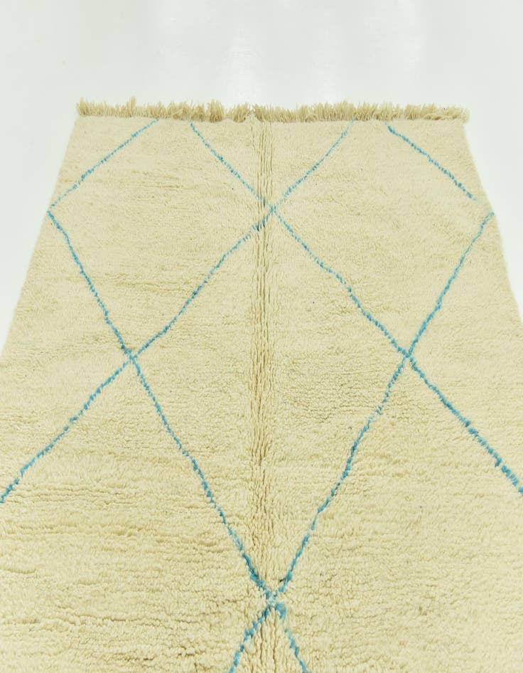 Detail image of  6' 5 x 9' 4  Hand Knotted Moroccan Wool Rug