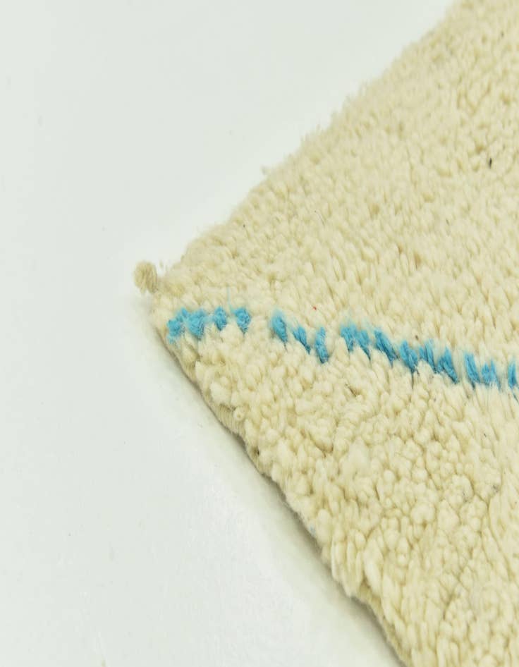 Detail image of  6' 5 x 9' 4  Hand Knotted Moroccan Wool Rug