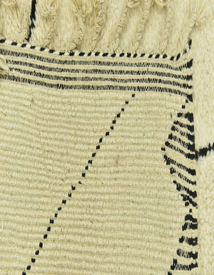 Detail image of  5' 5 x 8' 6  Hand Knotted Moroccan Wool Rug