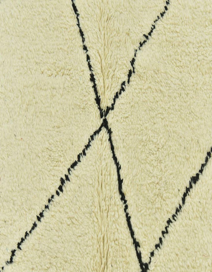 Detail image of  5' 5 x 8' 6  Hand Knotted Moroccan Wool Rug