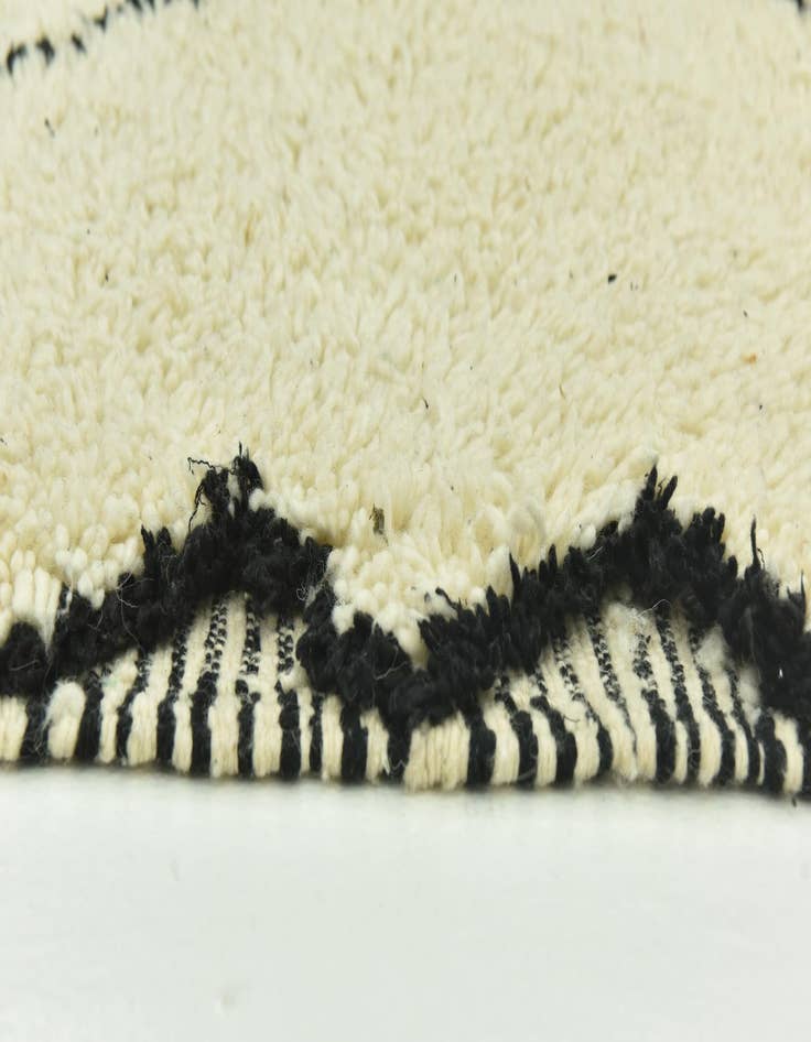 Detail image of  5' 5 x 8' 6  Hand Knotted Moroccan Wool Rug