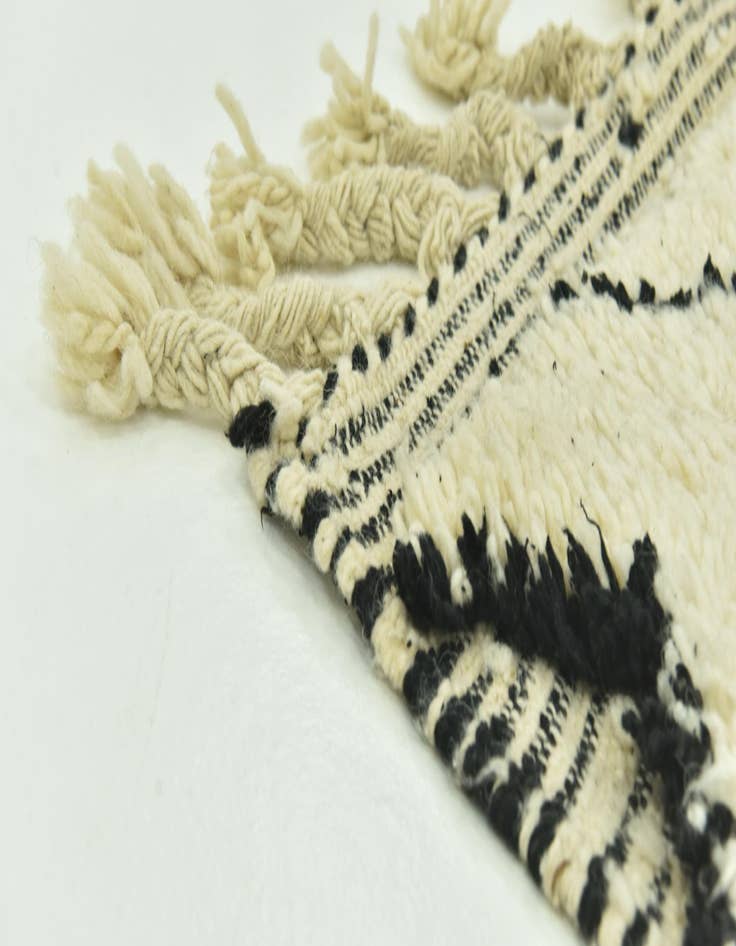 Detail image of  5' 5 x 8' 6  Hand Knotted Moroccan Wool Rug