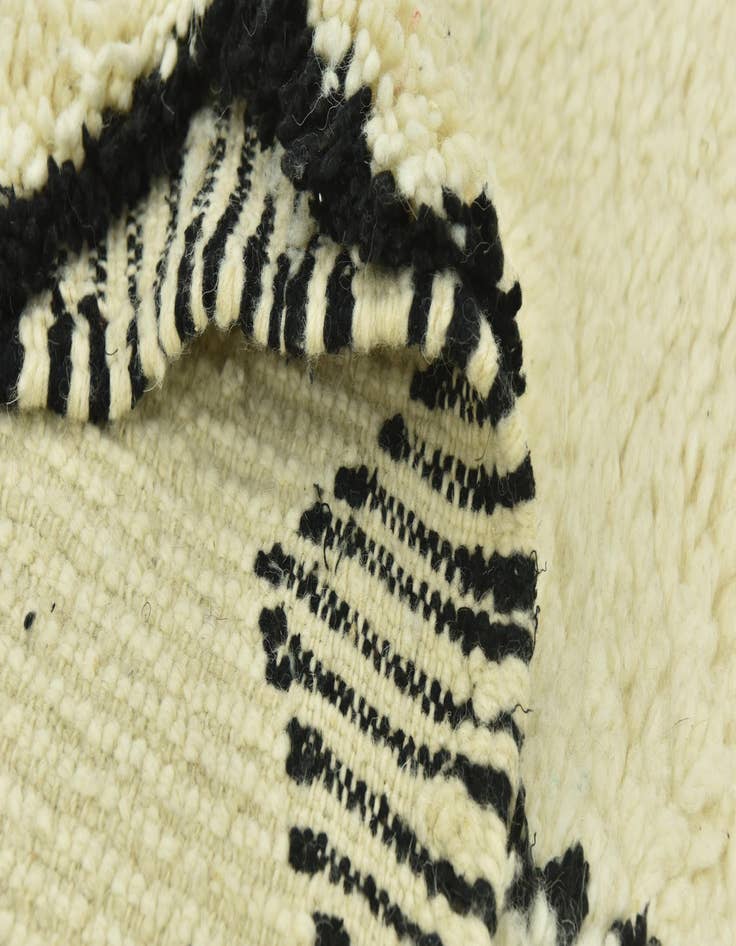 Detail image of  5' 5 x 8' 6  Hand Knotted Moroccan Wool Rug