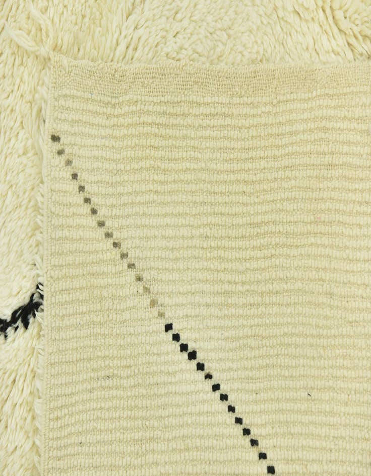 Detail image of  6' 6 x 9' 7  Hand Knotted Moroccan Wool Rug