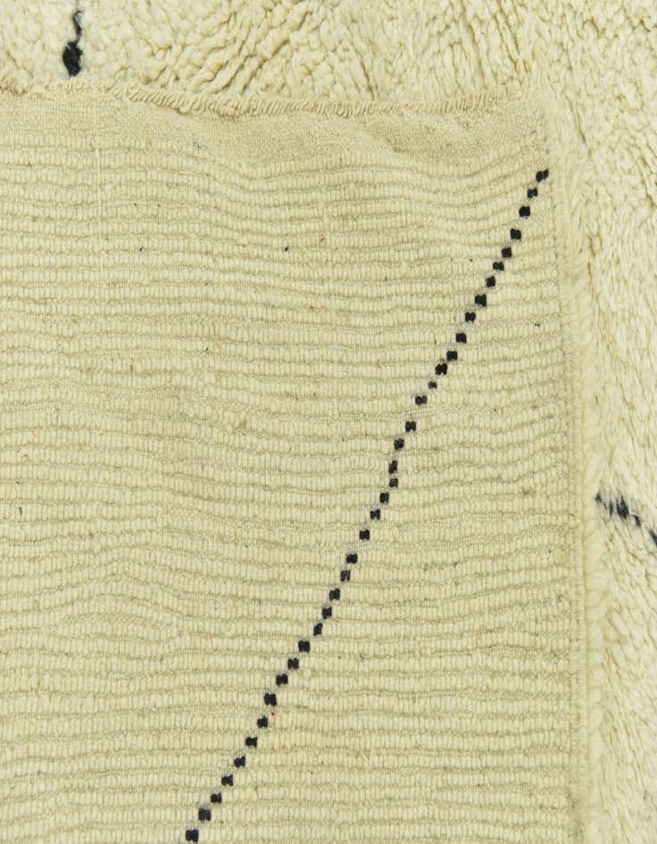 Detail image of  6' 6 x 9' 2  Hand Knotted Moroccan Wool Rug