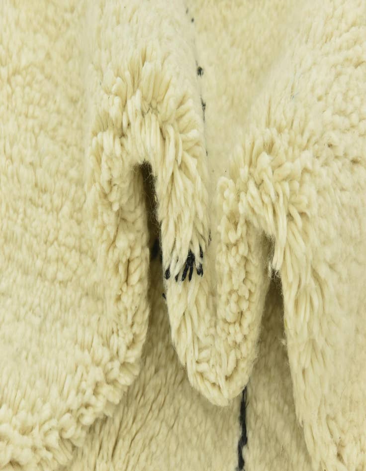 Detail image of  7' x 10' 3  Hand Knotted Moroccan Wool Rug