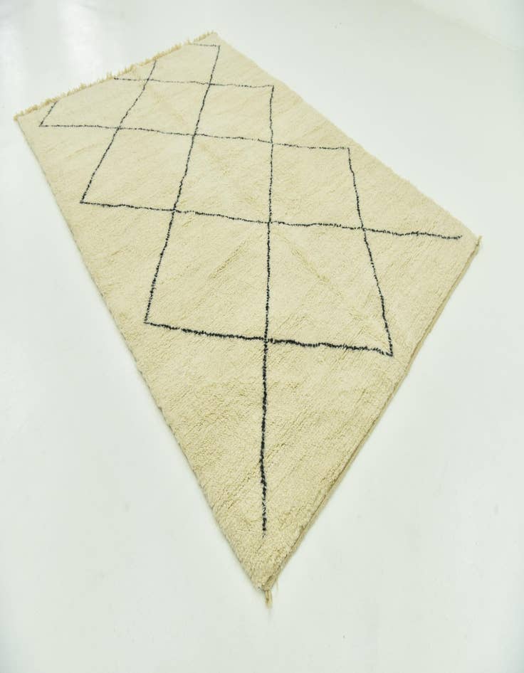 Detail image of  7' x 10' 3  Hand Knotted Moroccan Wool Rug