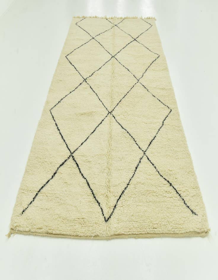 Detail image of  7' x 10' 3  Hand Knotted Moroccan Wool Rug