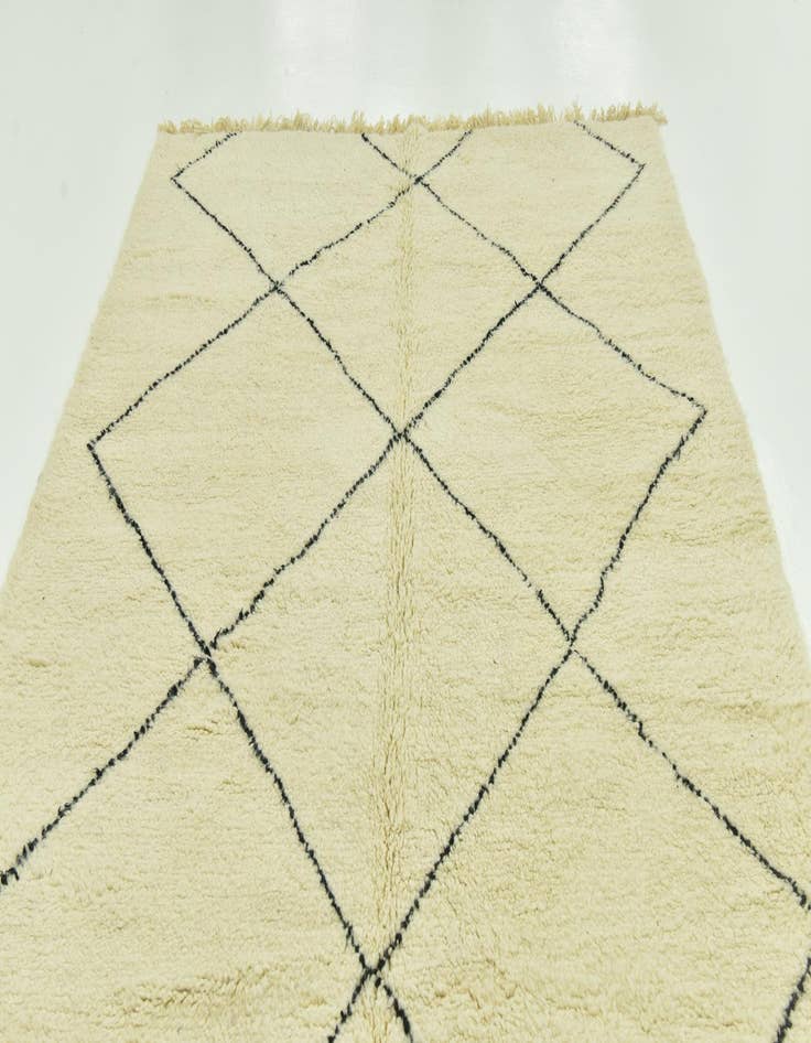 Detail image of  7' x 10' 3  Hand Knotted Moroccan Wool Rug