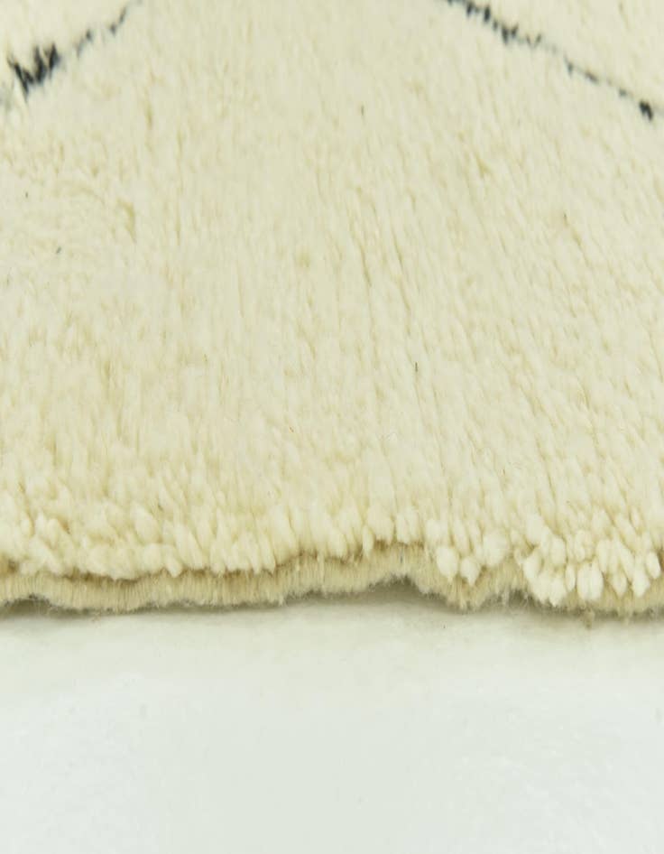 Detail image of  7' x 10' 3  Hand Knotted Moroccan Wool Rug