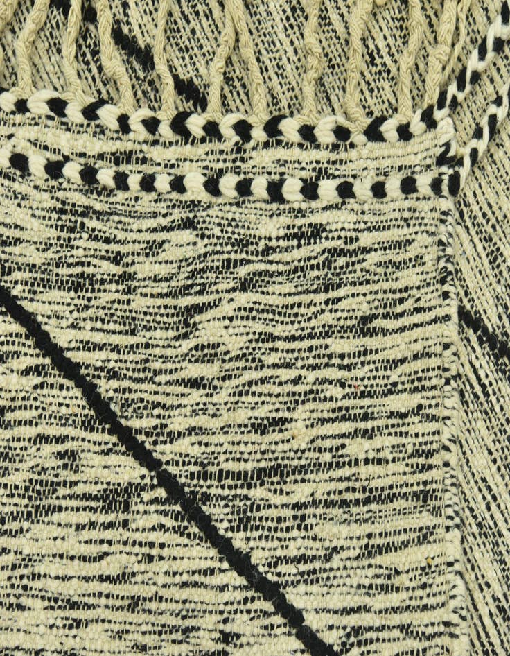 Detail image of  6' 7 x 12' 10  Hand Knotted Moroccan Wool Rug