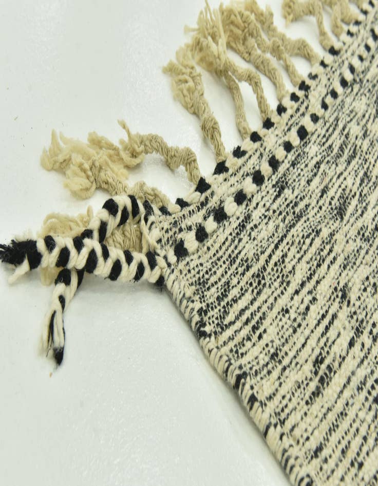 Detail image of  6' 7 x 12' 10  Hand Knotted Moroccan Wool Rug