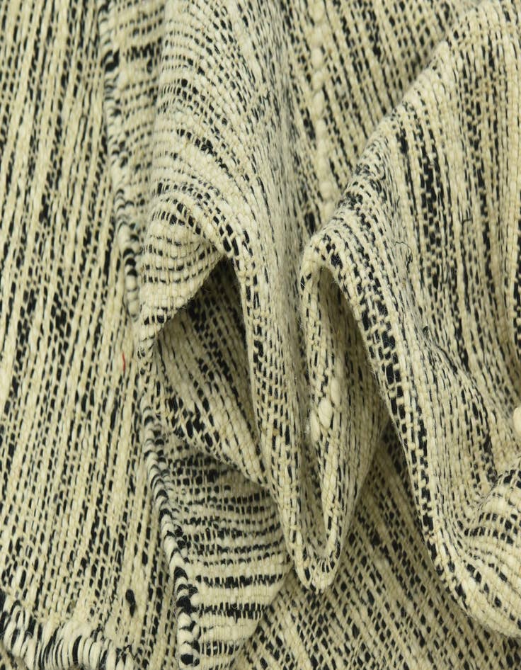 Detail image of  6' 8 x 12' 8  Hand Knotted Moroccan Wool Rug