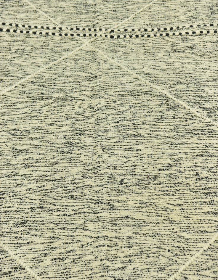 Detail image of  6' 8 x 12' 8  Hand Knotted Moroccan Wool Rug