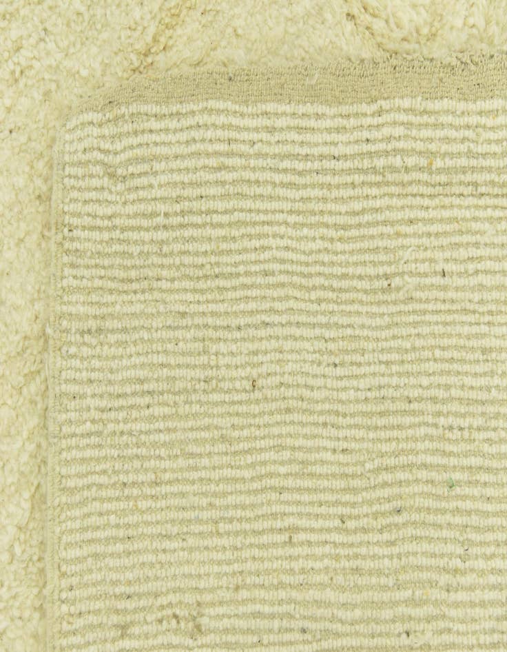 Detail image of  6' 8 x 9' 10  Hand Knotted Moroccan Wool Rug